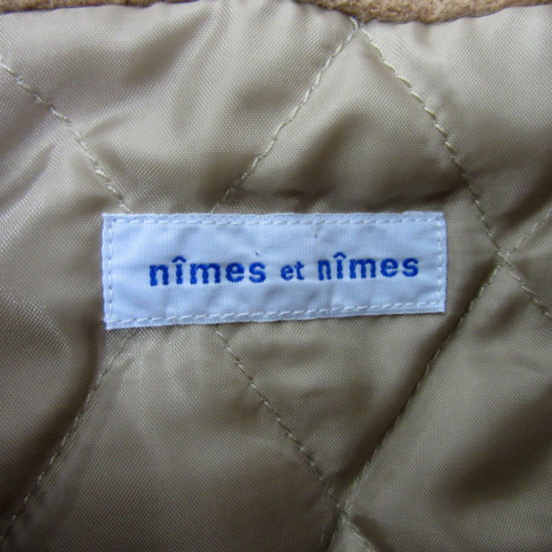 NIMES(ニーム)のニーム ニームエニーム ステンカラーコート ノーカラーコート 2way キャメル レディースのジャケット/アウター(その他)の商品写真