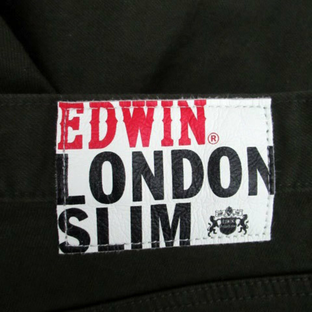 EDWIN(エドウィン)のエドウィン EDWIN スリムパンツ カラーパンツ アンクル丈 32 カーキ メンズのパンツ(スラックス)の商品写真
