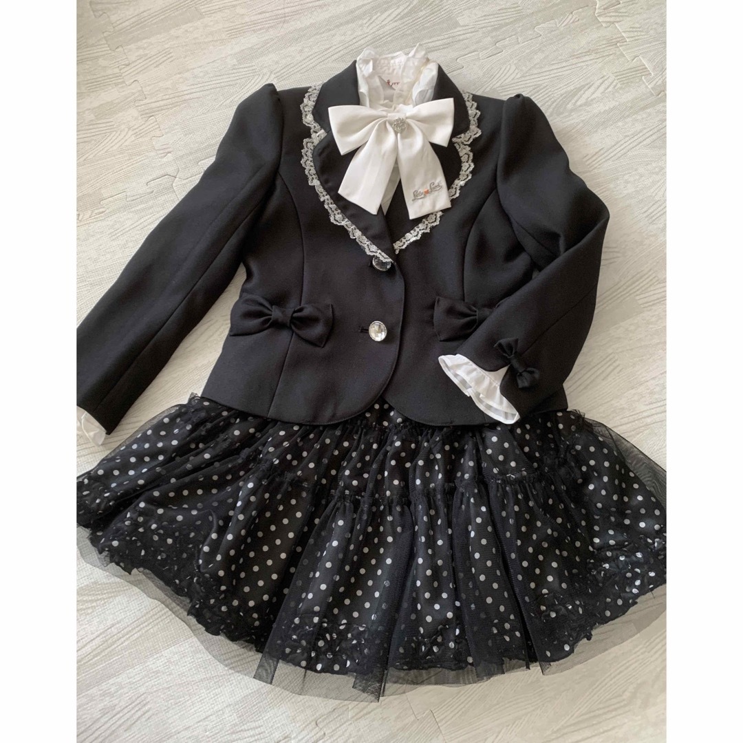 LITTLE LEAD 　女の子フォーマルスーツ　120 キッズ/ベビー/マタニティのキッズ服男の子用(90cm~)(ドレス/フォーマル)の商品写真