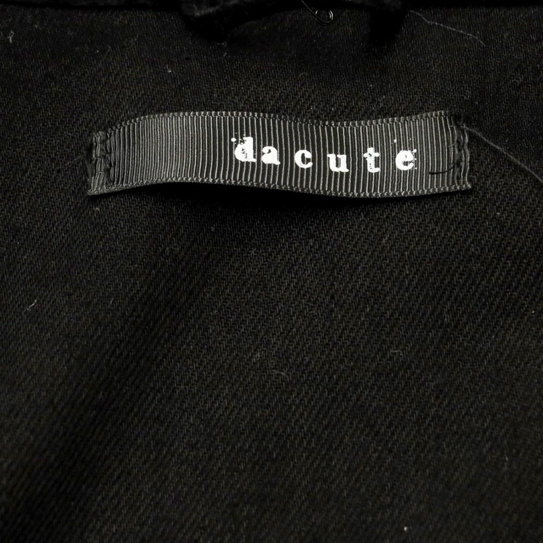 【中古】ダクテ DACUTE シープスエード ライダースジャケット ブラック【サイズ52】【メンズ】 メンズのジャケット/アウター(レザージャケット)の商品写真
