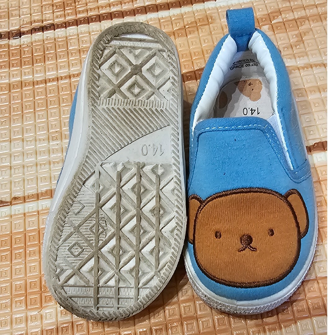 スリッポン キッズ/ベビー/マタニティのベビー靴/シューズ(~14cm)(スニーカー)の商品写真