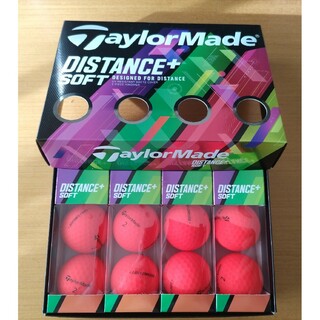 テーラーメイド(TaylorMade)の新品未使用　テーラーメイドディスタンス　ソフト　ゴルフボール　レッド　1ダース(その他)