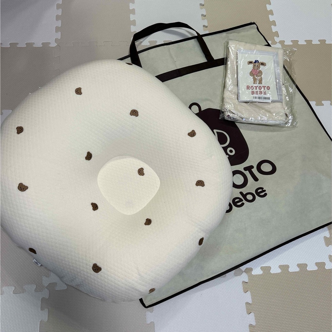 ROTOTO(ロトト)のROTOTOクッション ロトトクッション（袋、洗い替えカバー付） キッズ/ベビー/マタニティの寝具/家具(その他)の商品写真