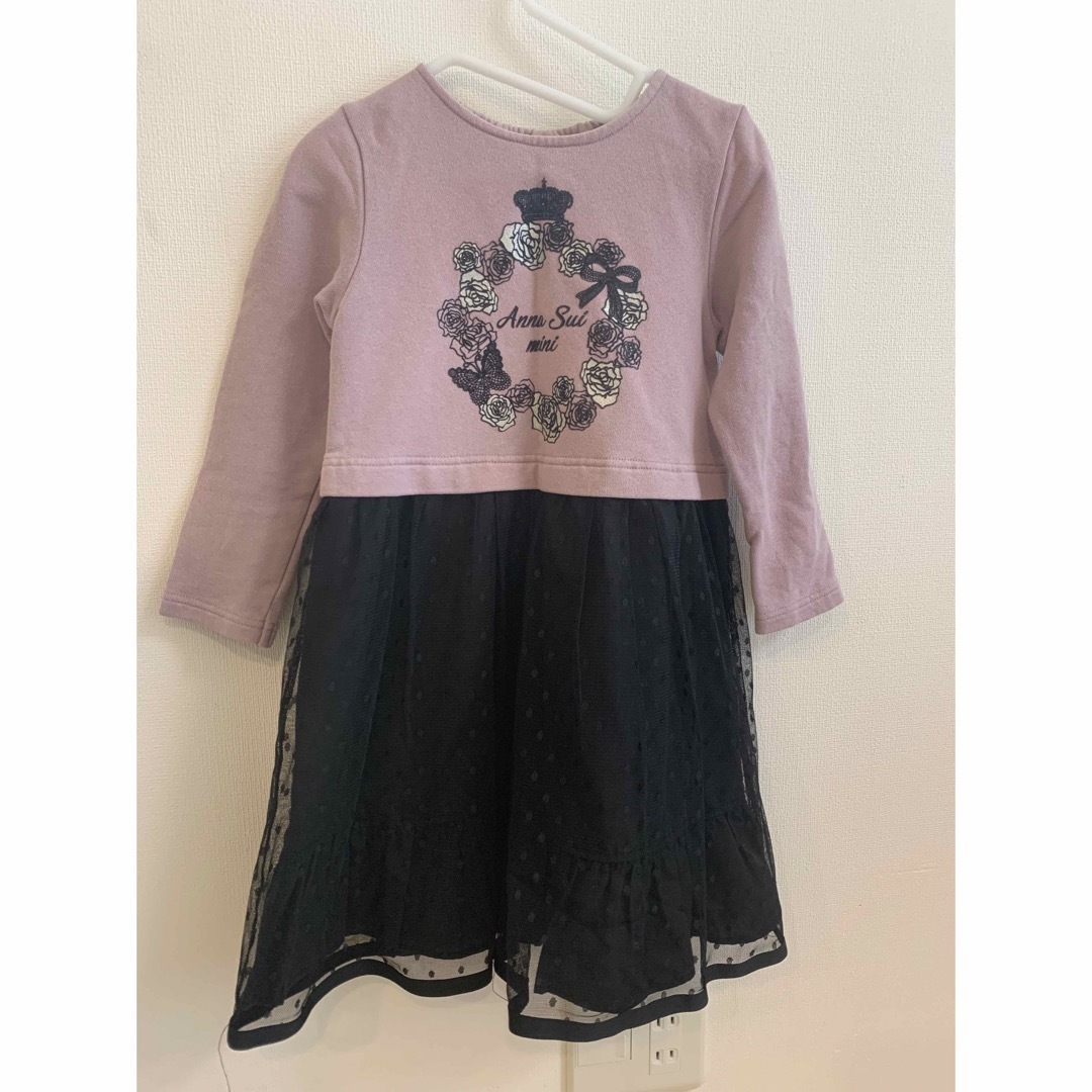 ANNA SUI mini(アナスイミニ)のANNA SUI MINI 120ワンピース　アナスイ キッズ/ベビー/マタニティのキッズ服女の子用(90cm~)(ワンピース)の商品写真