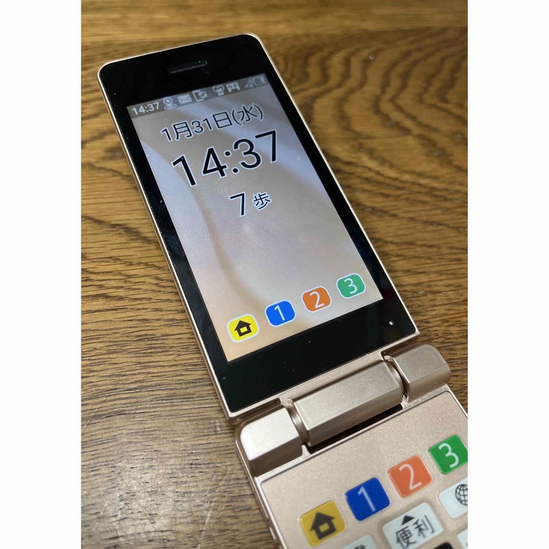 ソフトバンク かんたん携帯11 A207SH SoftBank ゴールド