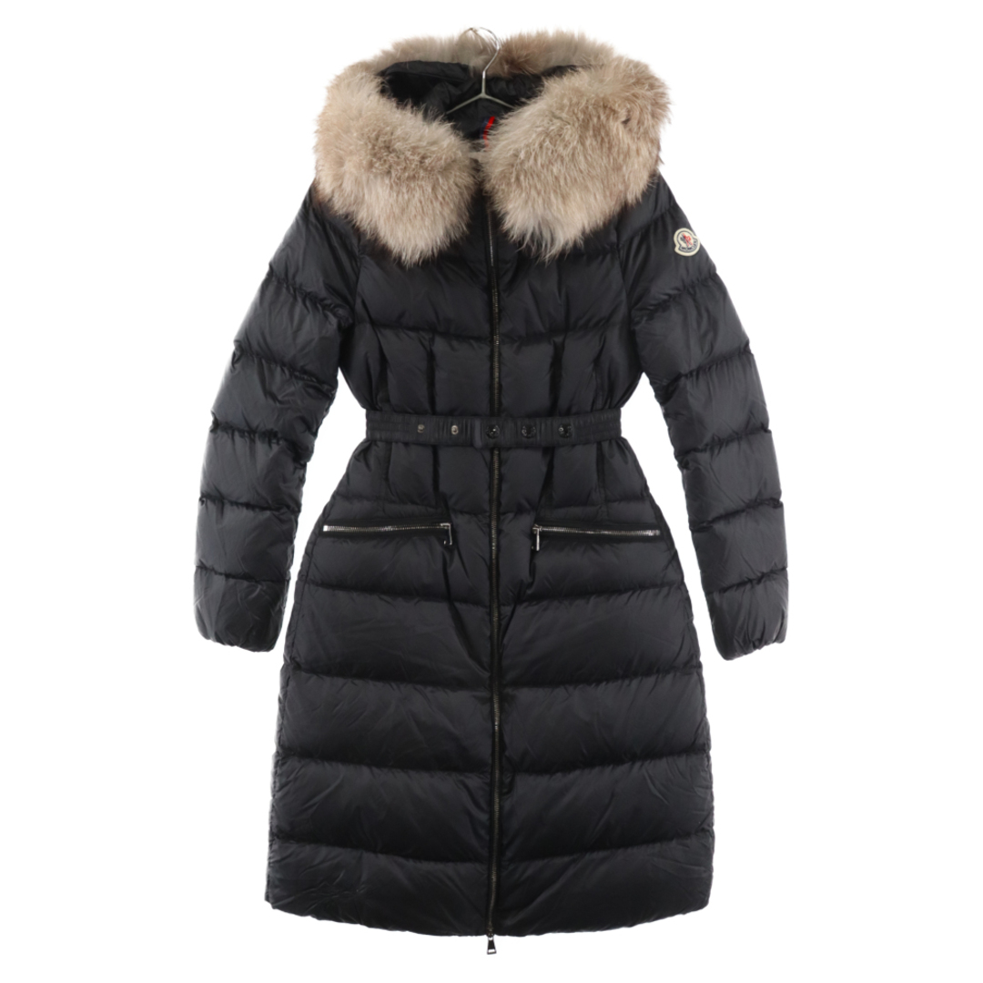 MONCLER(モンクレール)のMONCLER モンクレール 22AW BOEDIC GIUBBOTTO H20931C00067 ファー付き ナイロンダウンコート ブラック レディース レディースのジャケット/アウター(その他)の商品写真