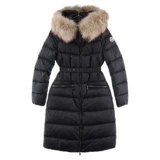 モンクレール(MONCLER)のMONCLER モンクレール 22AW BOEDIC GIUBBOTTO H20931C00067 ファー付き ナイロンダウンコート ブラック レディース(その他)