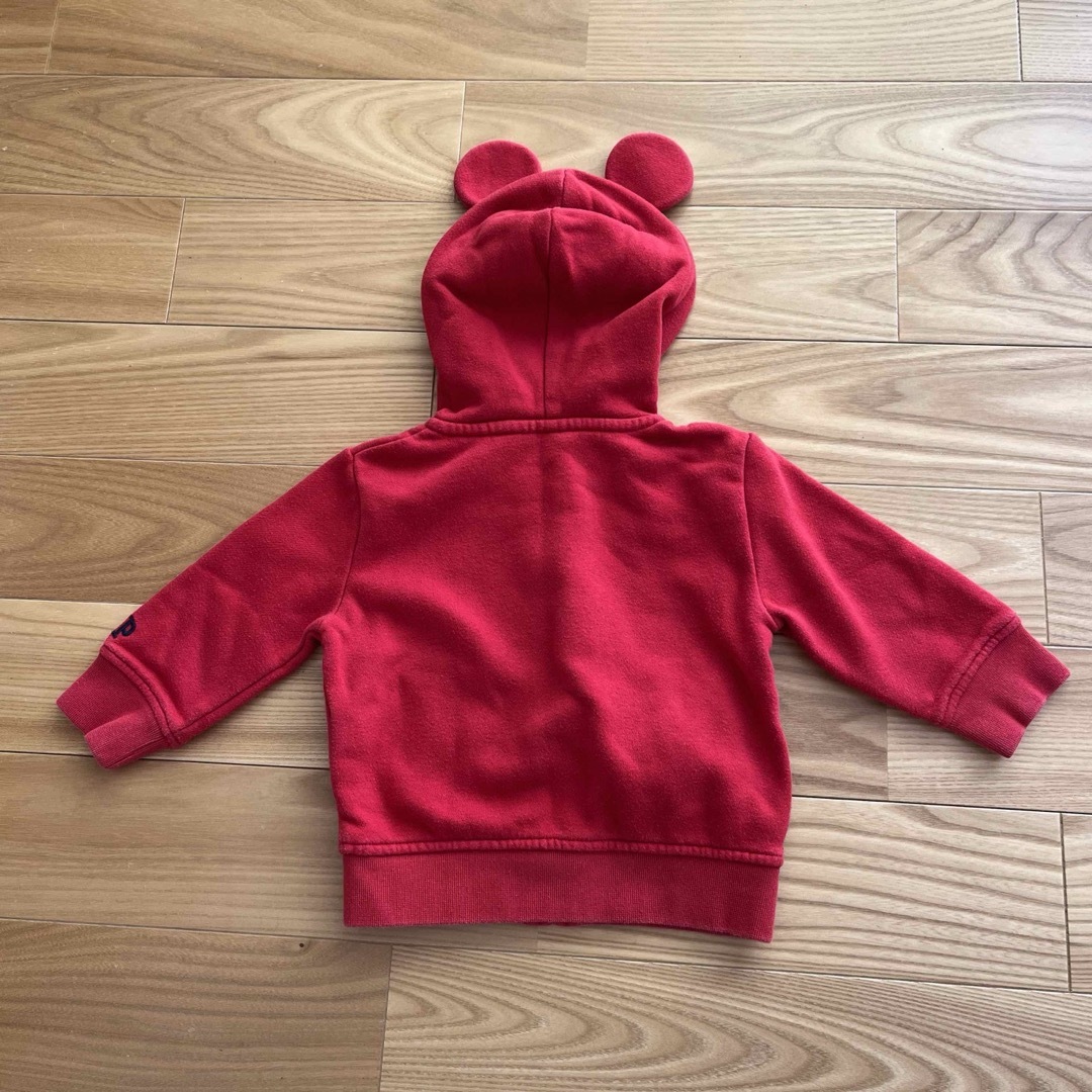 babyGAP(ベビーギャップ)の《 値下げ！》 baby GAP ミッキーパーカー キッズ/ベビー/マタニティのキッズ服男の子用(90cm~)(ジャケット/上着)の商品写真