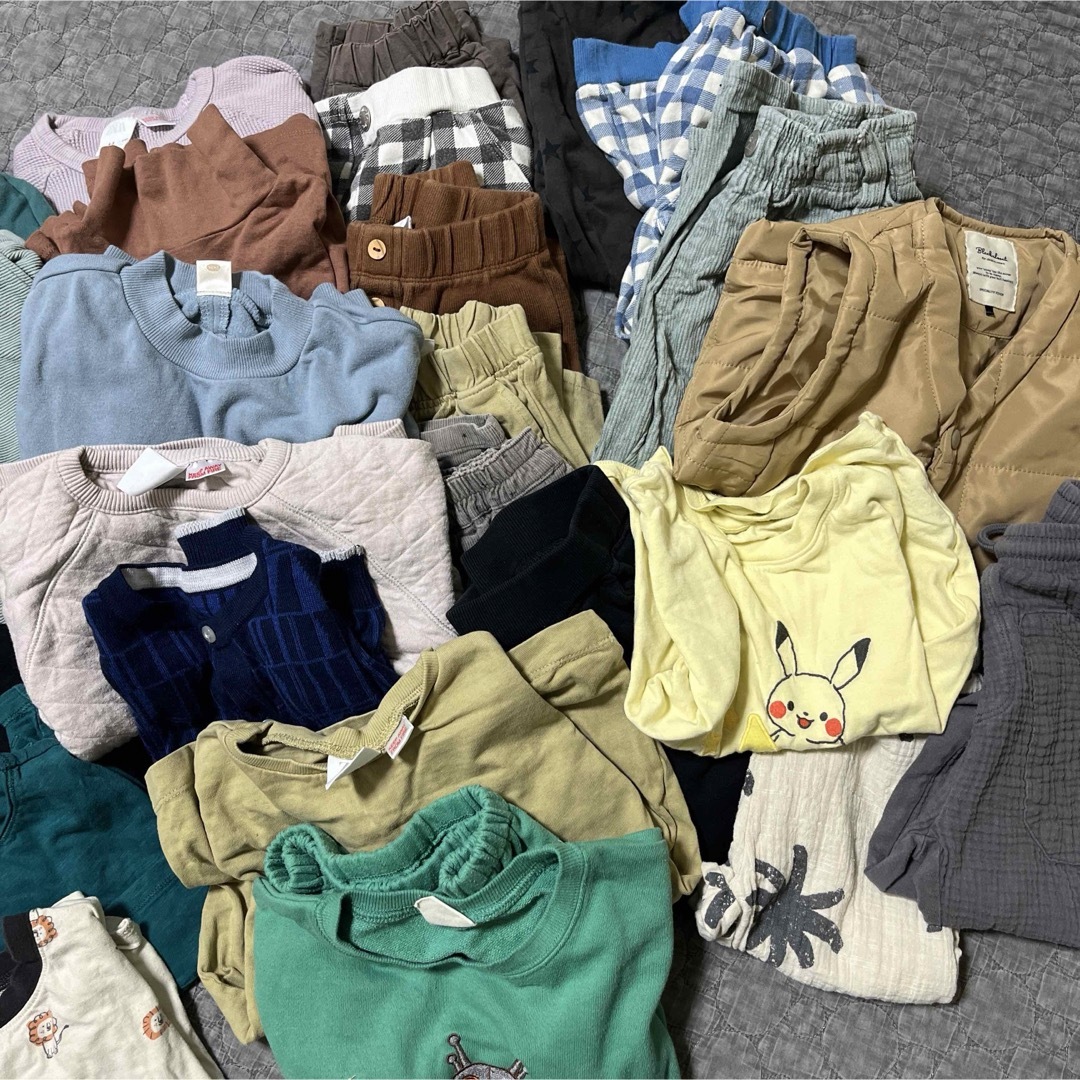 ZARA KIDS(ザラキッズ)の110 120 長袖　長ズボン　長袖パジャマ　半袖　半ズボン　セット　まとめて キッズ/ベビー/マタニティのキッズ服男の子用(90cm~)(その他)の商品写真