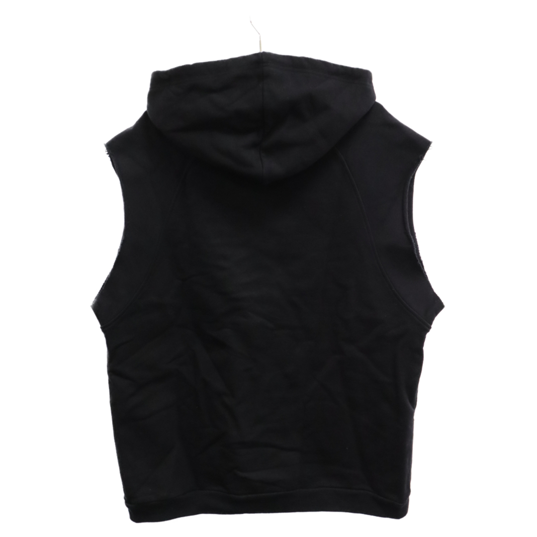 RAF SIMONS(ラフシモンズ)のRAF SIMONS ラフシモンズ 19SS NOSLEEVELESS HOODIE ロゴプリントノースリーブ プルオーバーパーカー メンズのトップス(パーカー)の商品写真