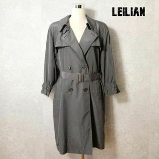 leilian - 【美品】レリアン ステンカラーコート 13+ 大きいサイズ