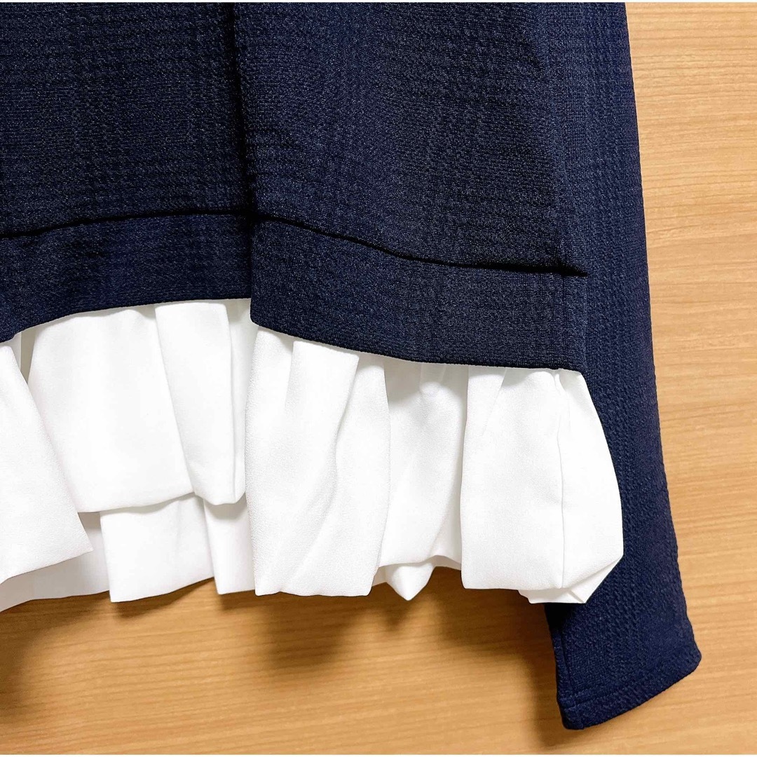 MIIA(ミーア)の新品♡ネイビー　フォーマル　セットアップ　S スカート  MIIA 入学式 レディースのフォーマル/ドレス(その他)の商品写真