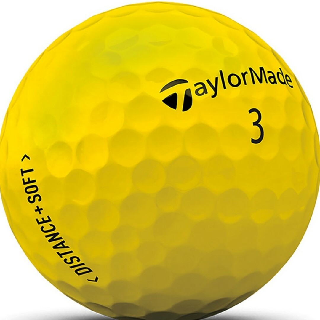 TaylorMade(テーラーメイド)の新品未使用　テーラーメイドディスタンス　ソフト　ゴルフボール　イエロー　3ダース スポーツ/アウトドアのゴルフ(その他)の商品写真