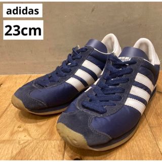 アディダス(adidas)のadidas アディダス contry nylon カントリー ネイビー(スニーカー)