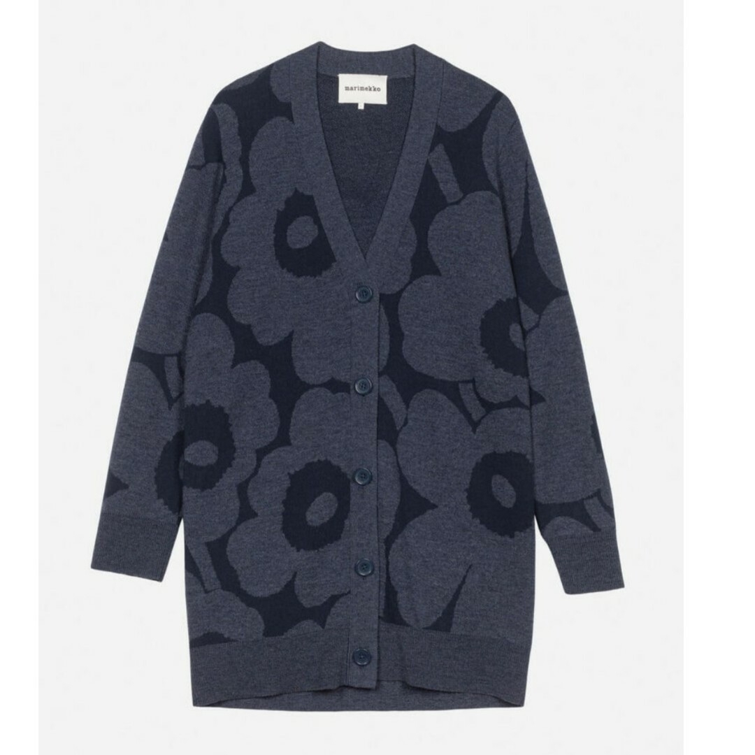 marimekko(マリメッコ)の新品　Kadmium Unikko ニットカーディガン　ウニッコ　マリメッコ レディースのトップス(ニット/セーター)の商品写真