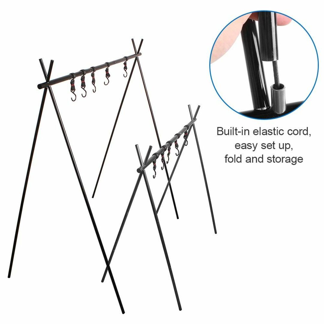 【数量限定】Lixada ハンギングラック ランタンスタンド ランタンハンガー  スポーツ/アウトドアのアウトドア(テーブル/チェア)の商品写真