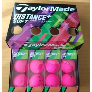 テーラーメイド(TaylorMade)の新品未使用　テーラーメイドディスタンス　ソフト　ゴルフボール　ピンク　1ダース(その他)