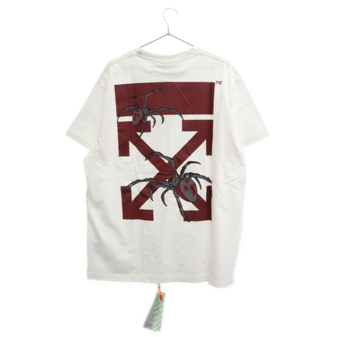 OFF-WHITE(オフホワイト)のOFF-WHITE オフホワイト 20SS Arachno Arrow Double Sleeve S/S Tee OMAA038S20185001 アラクノアローカットソー 半袖Tシャツ ホワイト メンズのトップス(Tシャツ/カットソー(半袖/袖なし))の商品写真