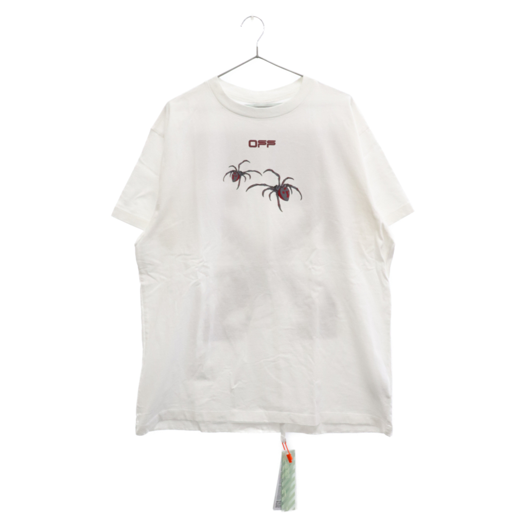 OFF-WHITE(オフホワイト)のOFF-WHITE オフホワイト 20SS Arachno Arrow Double Sleeve S/S Tee OMAA038S20185001 アラクノアローカットソー 半袖Tシャツ ホワイト メンズのトップス(Tシャツ/カットソー(半袖/袖なし))の商品写真