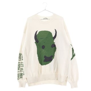 ディオール(Dior)のDIOR ディオール 22AW×Travis Scott Cactus Jack Oversize Sweater トラヴィススコット カクタスジャック オーバーサイズ クルーネックニットセーター 283M661AT314(ニット/セーター)