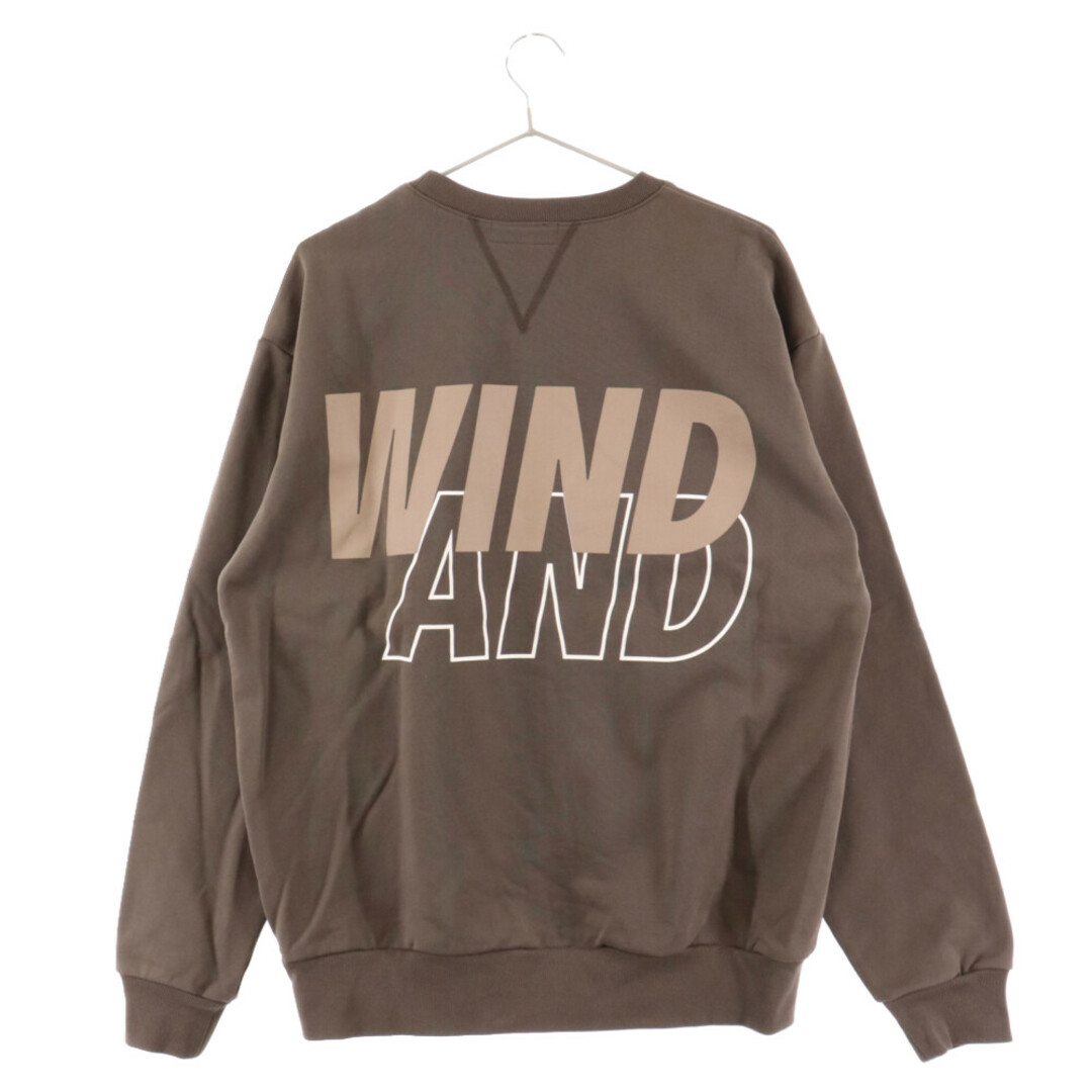 セール中 WIND AND SEA Crew neck Charcoal Taupe - トップス