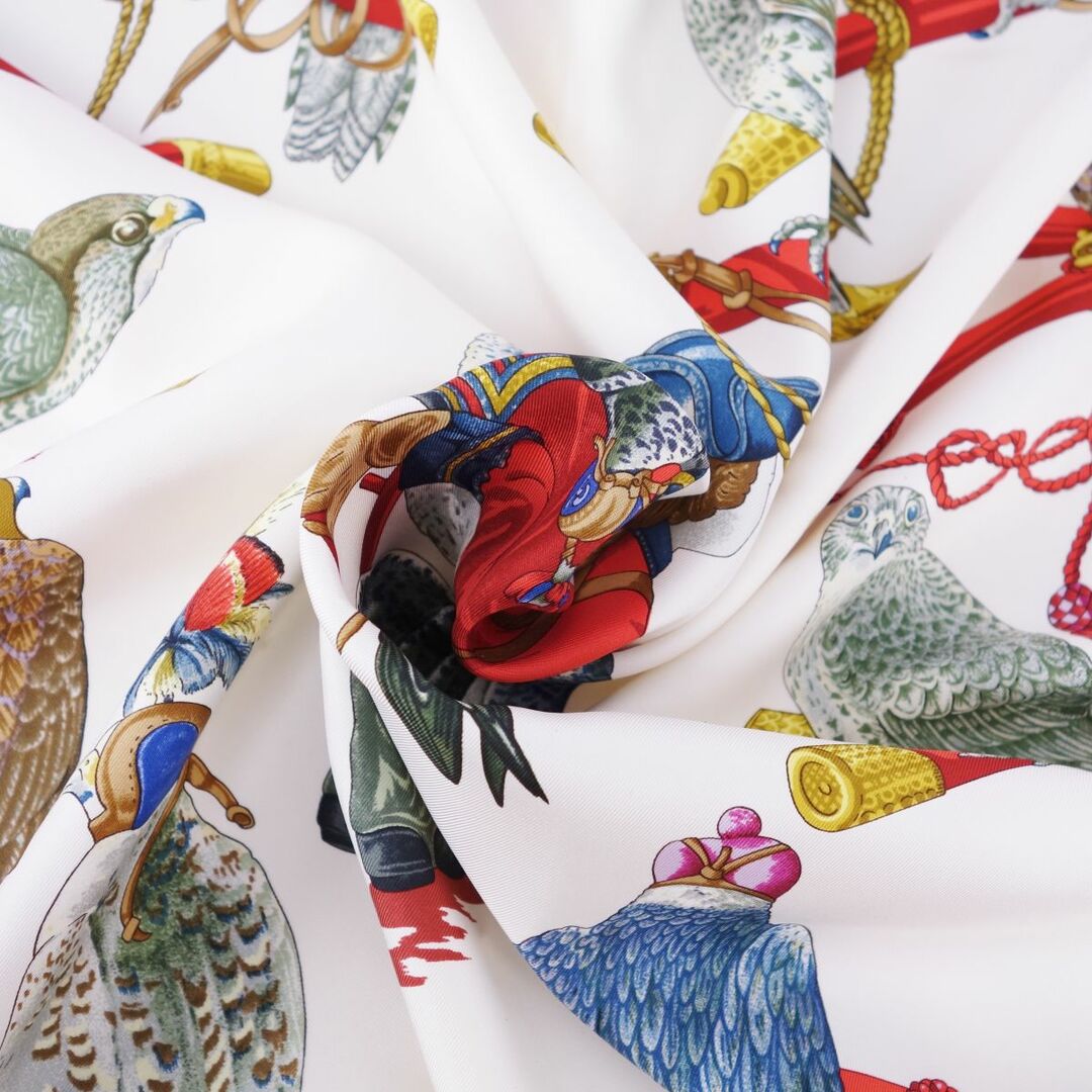 美品 エルメス HERMES スカーフ カレ90 LES OISEAUX DU ROY 王の鳥たち シルク100% フランス製 マルチカラー 美品 エルメス HERMES スカーフ カレ90 LES OISEAUX DU ROY 王の鳥たち シルク100% フランス製 マルチカラー