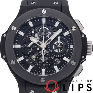 ウブロ(HUBLOT)のウブロ ビッグ バン アエロバン ブラックマジック クロノグラフ 44mm Big Bang Aero Bang Black Magic 311.CI.1170.RX 箱 保証書 セラミック/ラバー メンズ時計 ブラック 美品 【中古】(その他)