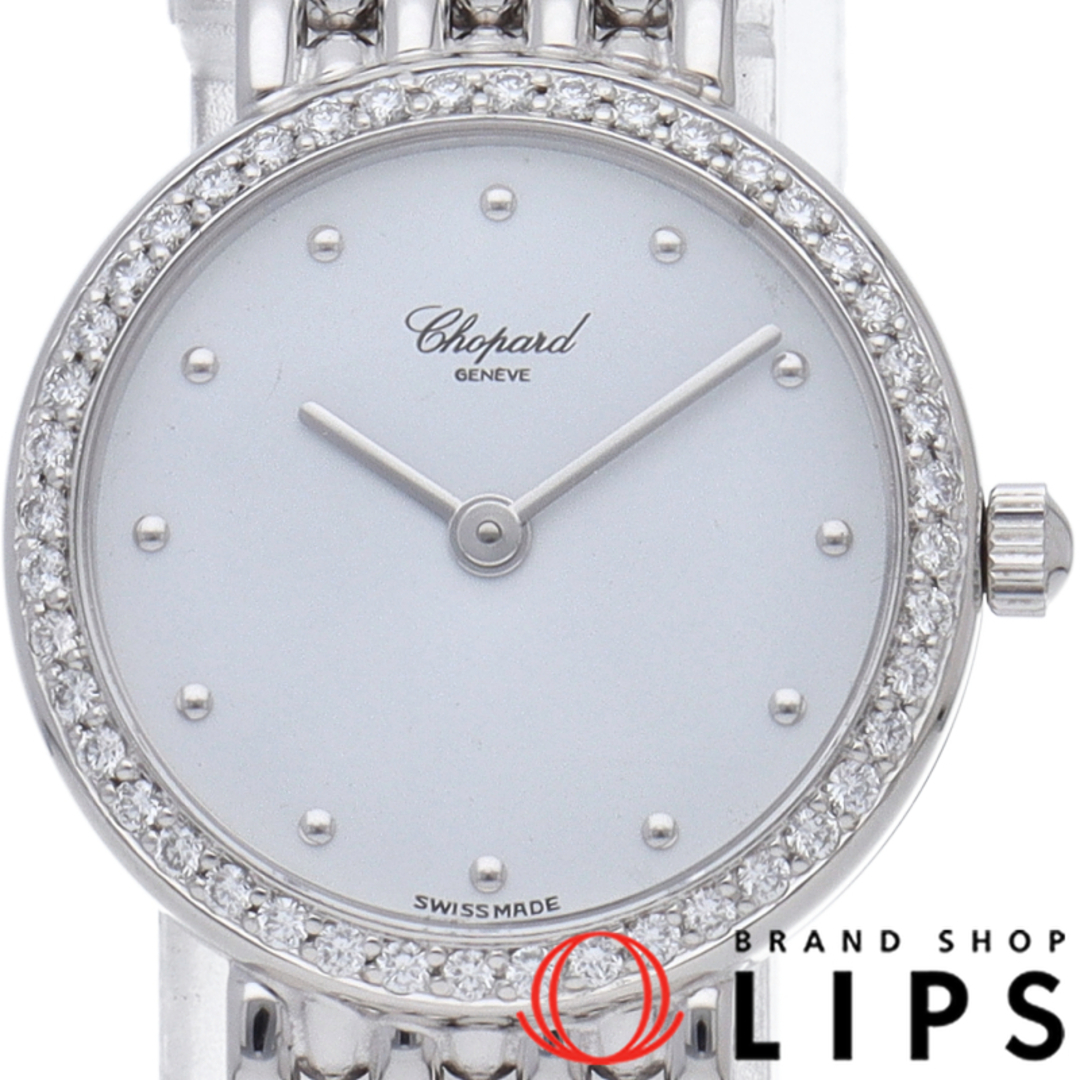 Chopard(ショパール)のショパール クラシック レディース時計 ダイヤベゼル Classic Ladies 919 K18WG レディース時計 ホワイト 仕上げ済 美品 【中古】 レディースのファッション小物(腕時計)の商品写真