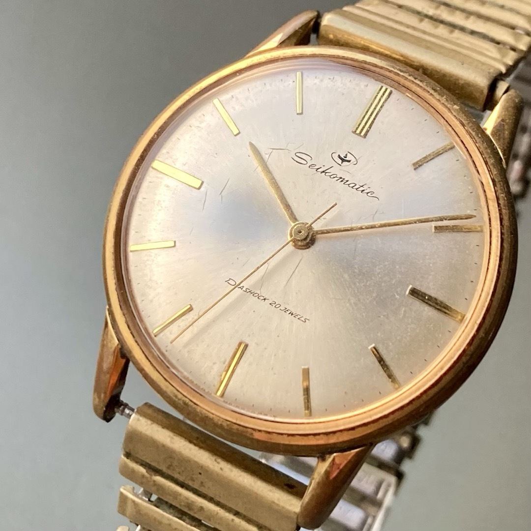 【動作品】セイコー SEIKO マチック アンティーク 腕時計 自動巻き 男性1961年性別