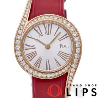 ピアジェ(PIAGET)のピアジェ ライムライト ガラ ウォッチ ダイヤベゼル Limelight Gala G0A43151/P11352 箱 保証書 K18YG/革 レディース時計 シルバー 美品 【新品】(腕時計)