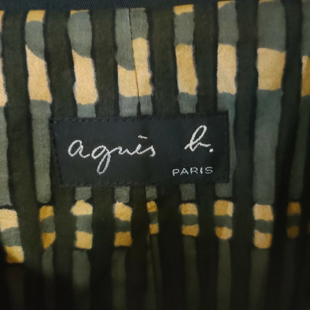 agnes b.(アニエスベー)のagnes b/アニエスベー　トレンチコート　ブラック　サイズ1 レディースのジャケット/アウター(トレンチコート)の商品写真