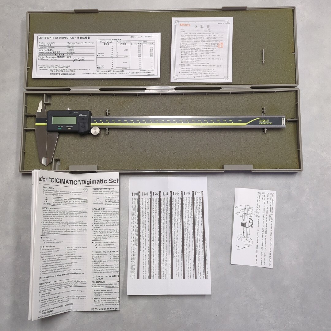 ミツトヨ ABSデジマチックキャリパ CD-30C　300mm　デジタルノギスバイク
