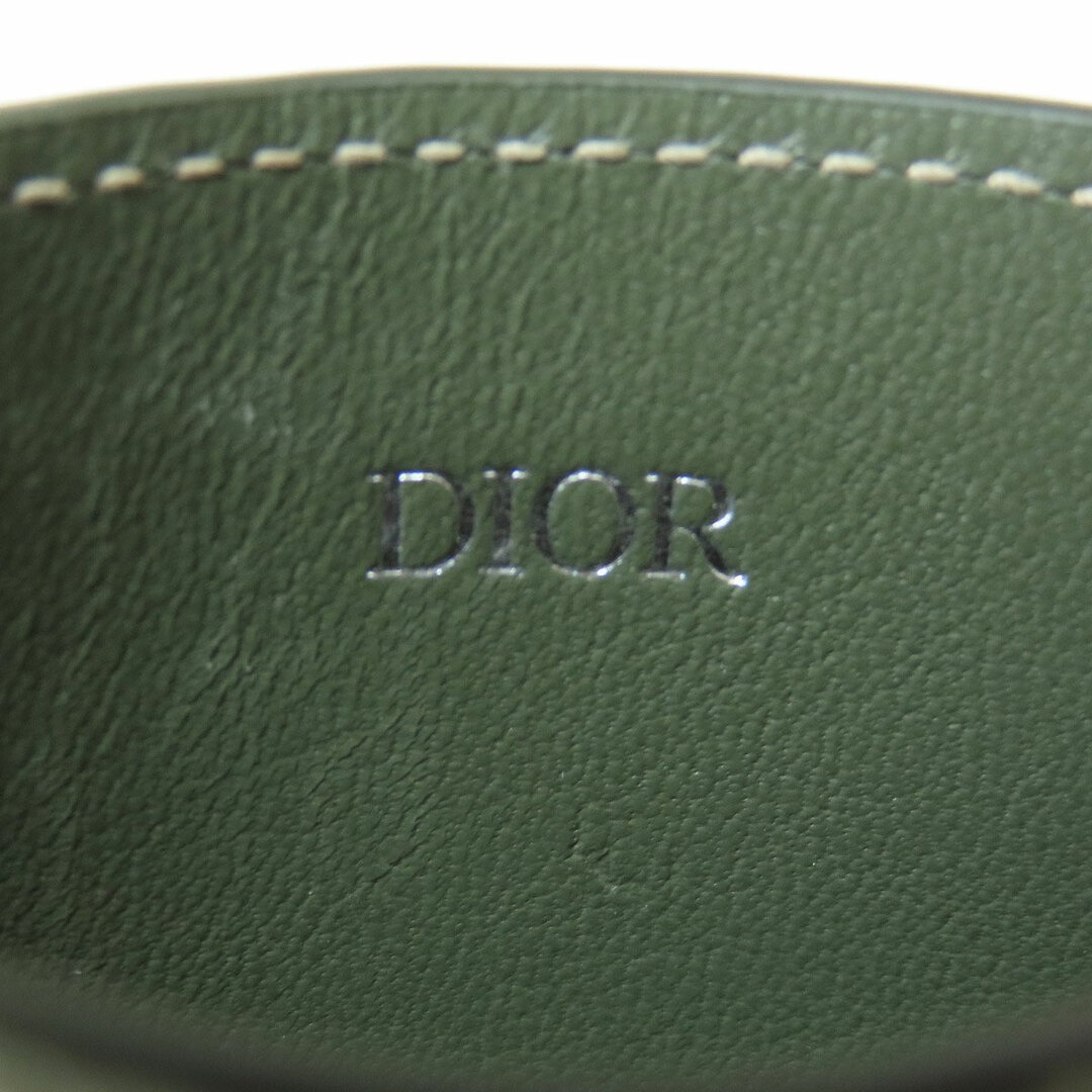 Christian Dior(クリスチャンディオール)のCHRISTIAN DIOR ロゴ金具 カードケース レザー レディース レディースのファッション小物(名刺入れ/定期入れ)の商品写真