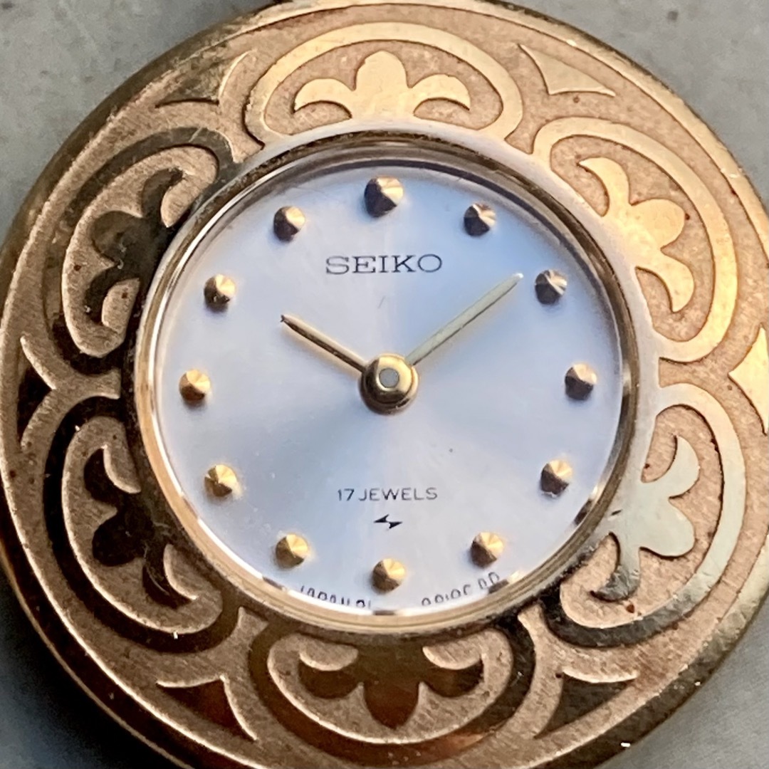 SEIKO(セイコー)の【動作品】セイコー SEIKO アンティーク 懐中時計 手巻き ペンダント レディースのファッション小物(その他)の商品写真