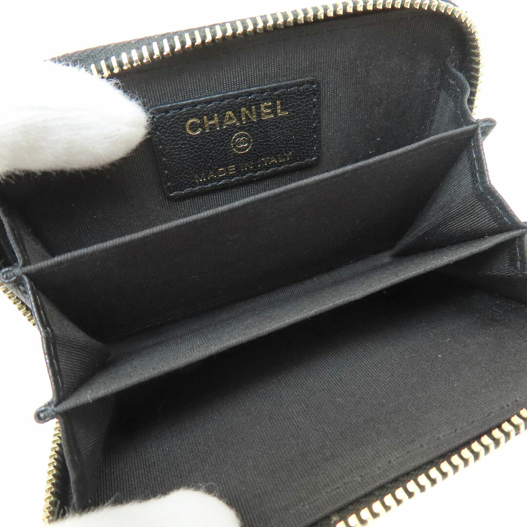 CHANEL(シャネル)のCHANEL マドモアゼル ゴールド金具 カードケース カーフ レディース レディースのファッション小物(名刺入れ/定期入れ)の商品写真