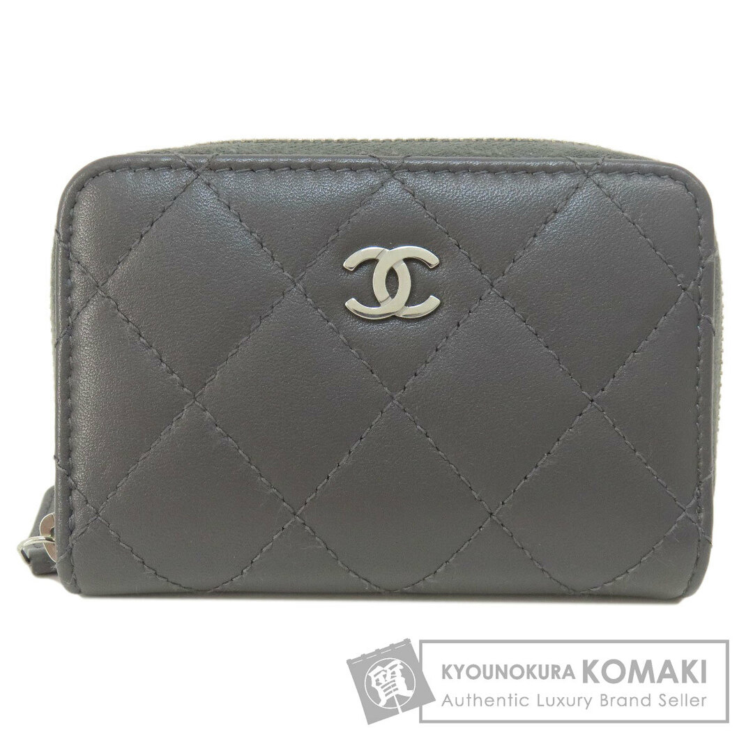 CHANEL マトラッセ ココマーク シルバー金具 コインケース カーフ レディース状態ダメージ箇所