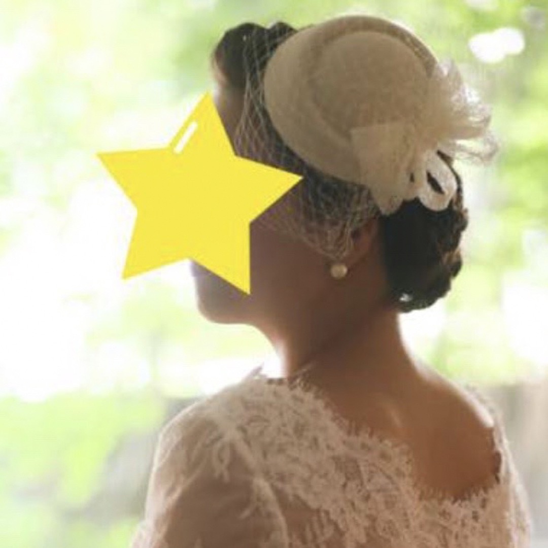 トーク帽　土台　ブラック　結婚式 レディースの帽子(ハンチング/ベレー帽)の商品写真