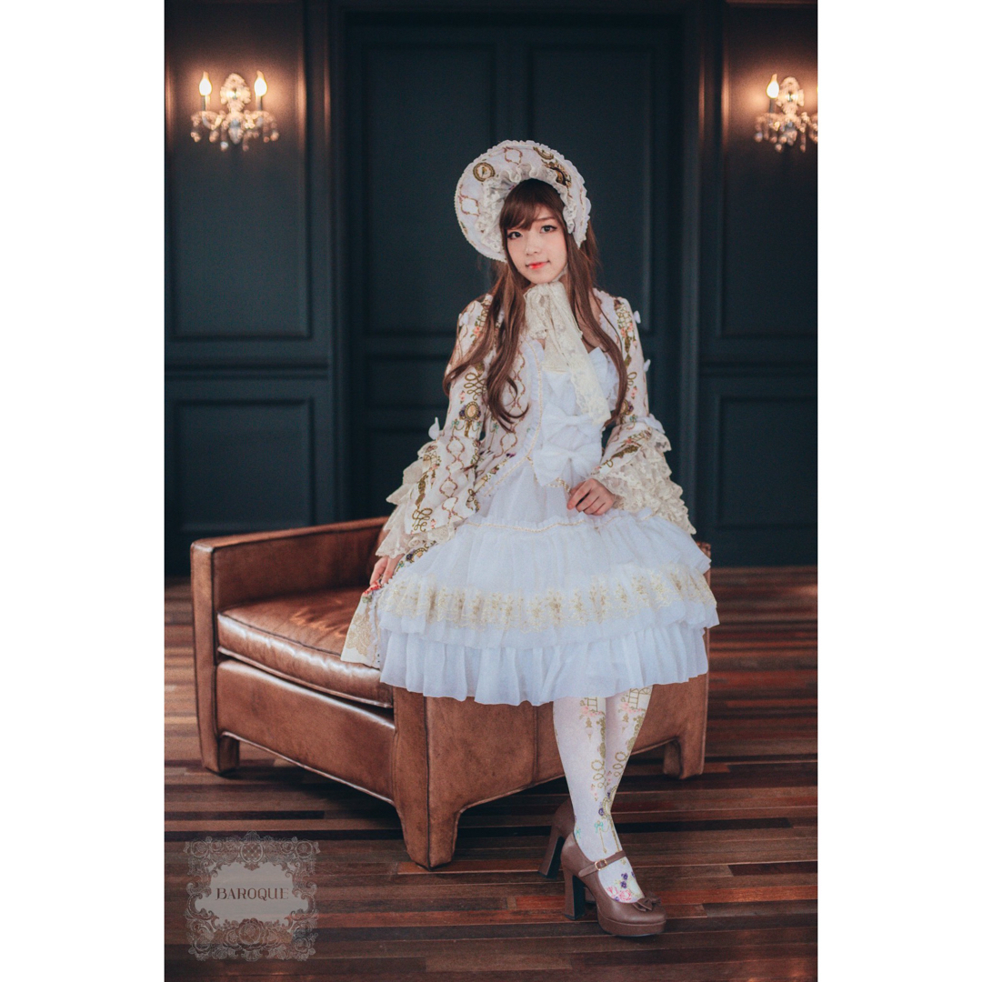 Angelic Pretty(アンジェリックプリティー)のBaroqueバロック×sakizoコラボ＊ラプンツェルドレス＊Rapunzel レディースのワンピース(ひざ丈ワンピース)の商品写真