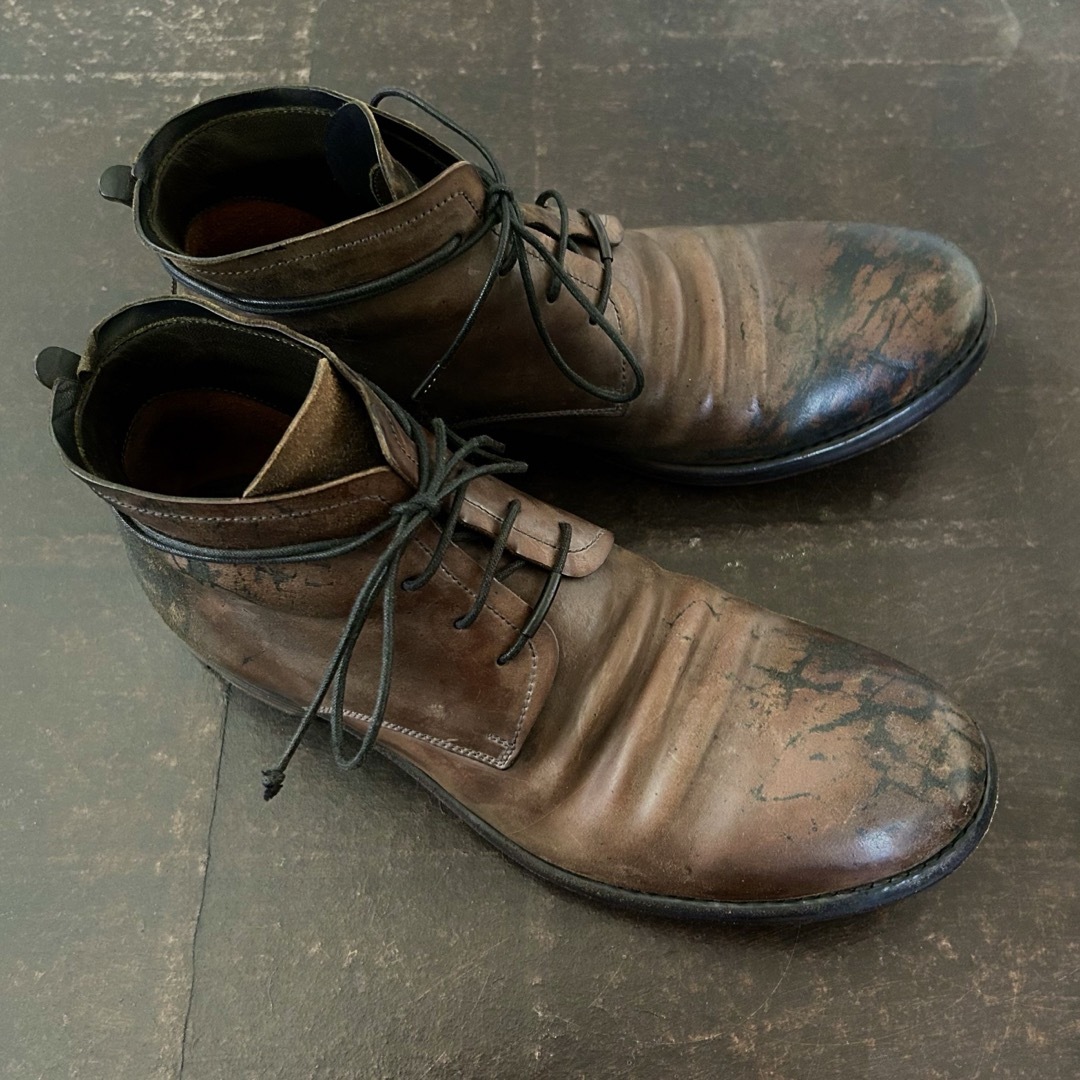 GUIDI(グイディ)のLayer-0 Ankle Boots Size 41 メンズの靴/シューズ(ブーツ)の商品写真