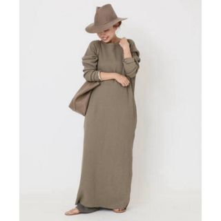 Deuxieme Classe / ドゥーズィエムクラス | 2020SS | Linen Madam Dress リネン マダム ドレス カシュクール ワンピース | F | ブルー | レディースなし裏地