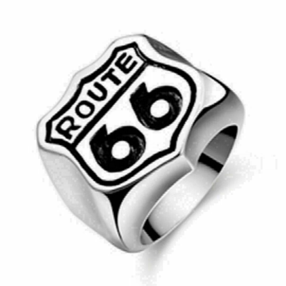 【A003】リング　メンズ　指輪　シルバー　66 合金　20号 メンズのアクセサリー(リング(指輪))の商品写真