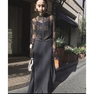 Ameri VINTAGE - AMERI 2WAY INVERSION LACE GOWN DRESSの通販 by 全君 ...