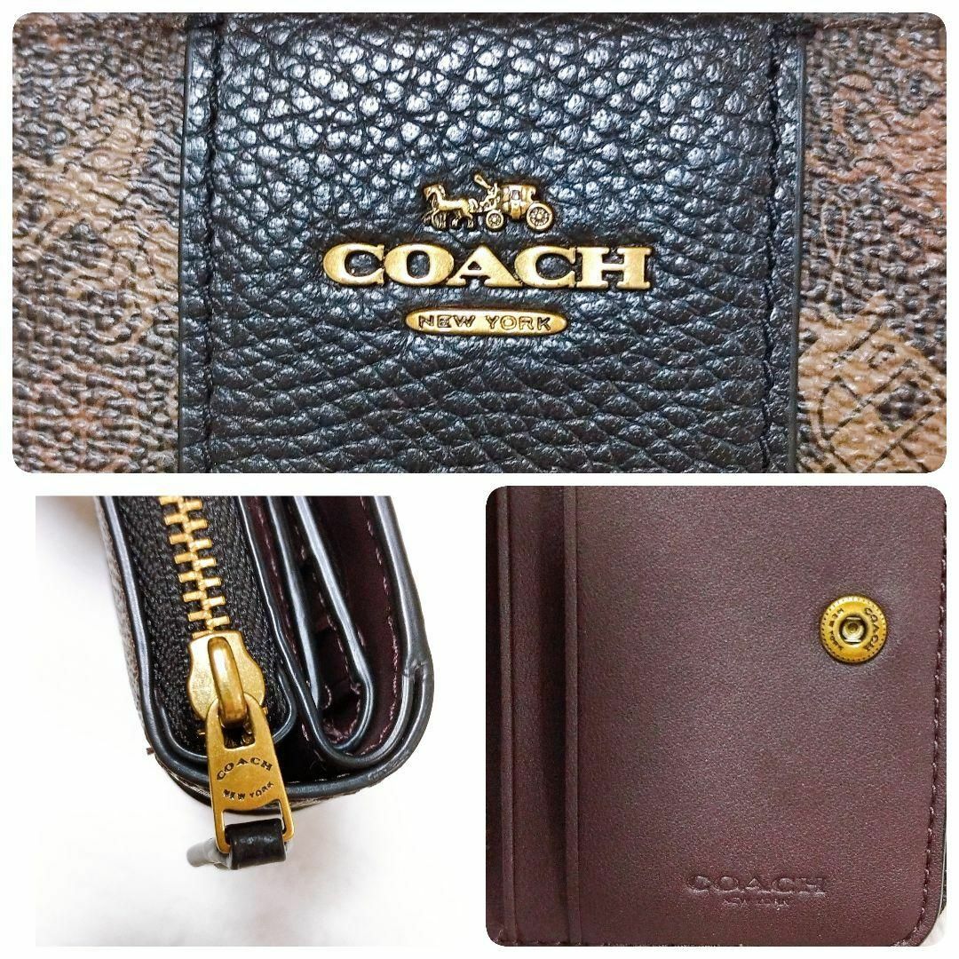 COACH(コーチ)のコーチ CE202 ビルフォールド　ホースアンドキャリッジ 二つ折り財布 レディースのファッション小物(財布)の商品写真