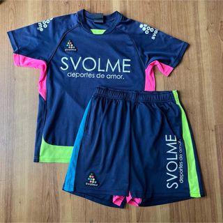 スボルメ(Svolme)のSVOLME サッカーユニフォーム トップス　150 ボトムス　Sサイズ(ウェア)