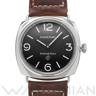 オフィチーネパネライ(OFFICINE PANERAI)の中古 パネライ PANERAI PAM00753 U番(2018年製造) ブラック メンズ 腕時計(腕時計(アナログ))