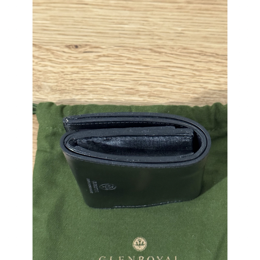 GLENROYAL(グレンロイヤル)のグレンロイヤル (GLENROYAL) コンパクト折り財布(ブラック) メンズのファッション小物(折り財布)の商品写真
