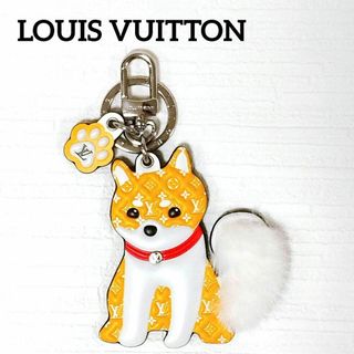 ルイヴィトン(LOUIS VUITTON)のルイヴィトン バッグチャーム M01199 キーホルダー シバ 犬  レディース(キーホルダー)