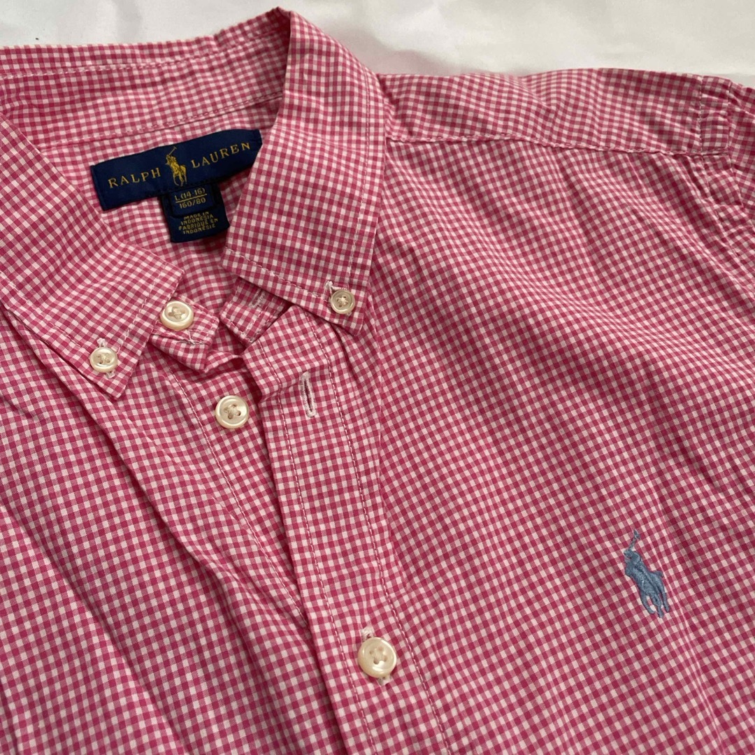 POLO RALPH LAUREN(ポロラルフローレン)のラルフローレン　チェックカッターシャツ キッズ/ベビー/マタニティのキッズ服男の子用(90cm~)(Tシャツ/カットソー)の商品写真