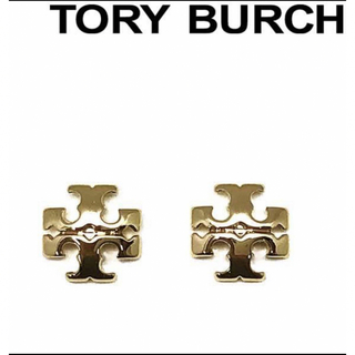 トリーバーチ(Tory Burch)の美品　トリーバーチ　ロゴ　ピアス(ピアス)
