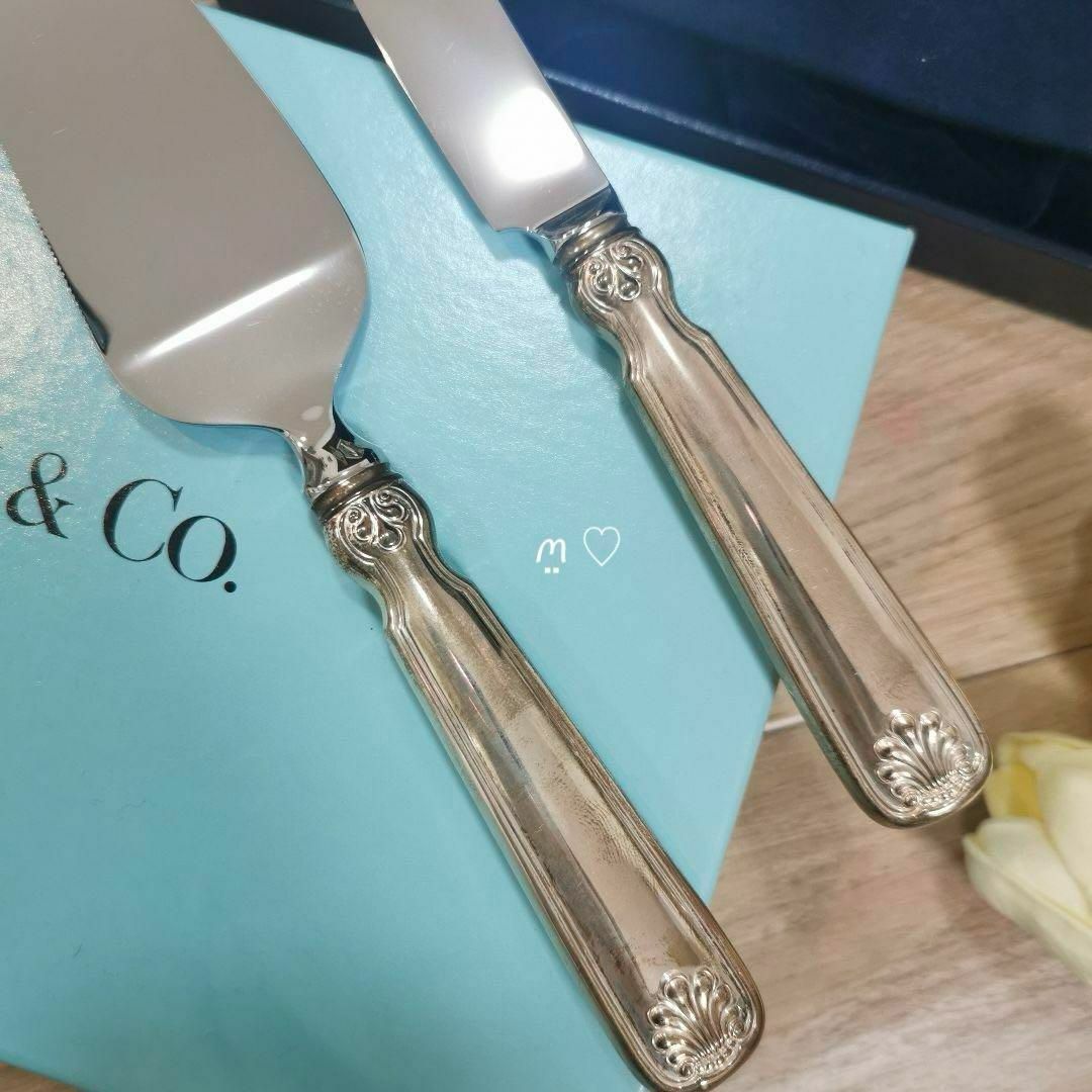 Tiffany & Co.(ティファニー)のティファニー　ケーキサーバー　バターナイフ　シルバーカトラリー　銀食器 インテリア/住まい/日用品のキッチン/食器(カトラリー/箸)の商品写真